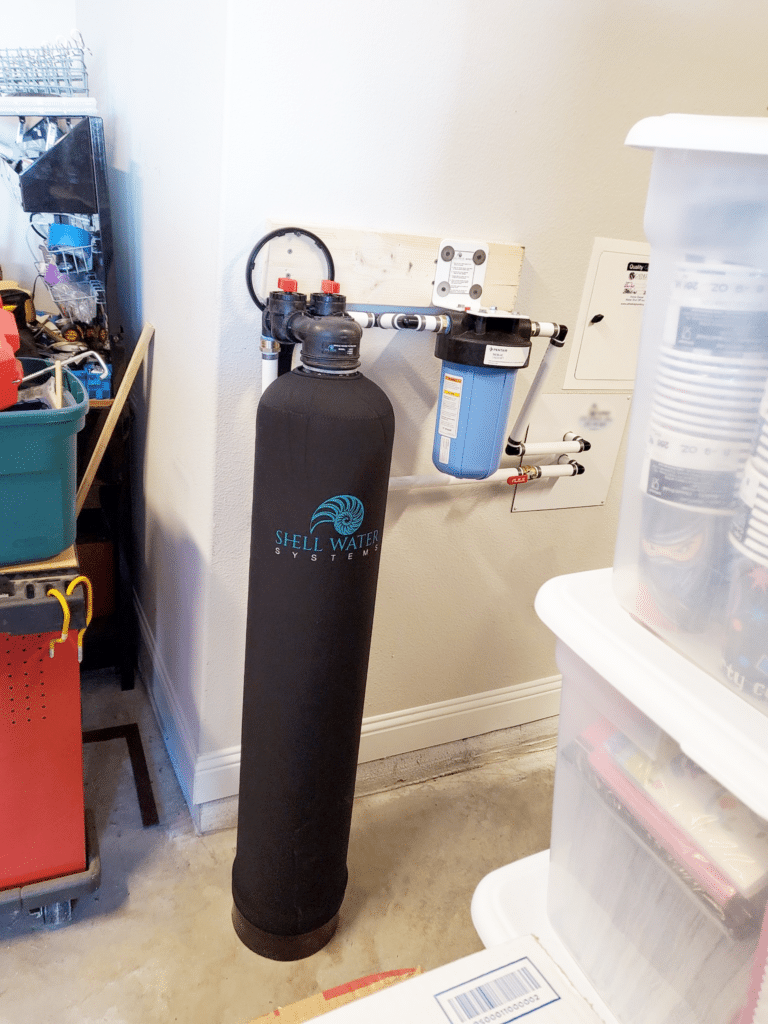 Water softener whole house filtration unit