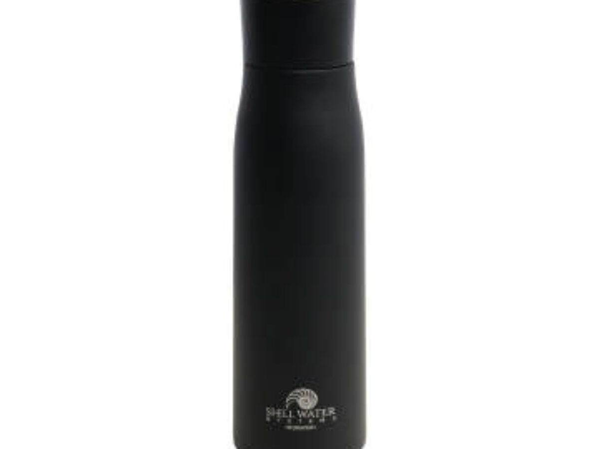 Self-Cleaning and Insulated Stainless Steel Water Bottle with UV Water  Sanitizer17oz, Black